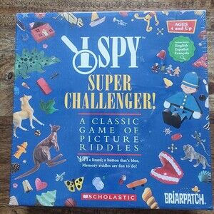 Briarpatch I Spy Super Challenger Memory Game New Sealed USA 1-6 Players Ages 4+
